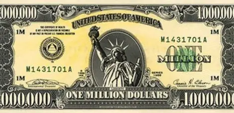 Истинска банкнота от 1 милион долара конфискуваха в Турция