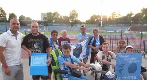 &bdquo;Олимп&ldquo; благодари с грамота на &bdquo;Дунав&ldquo;