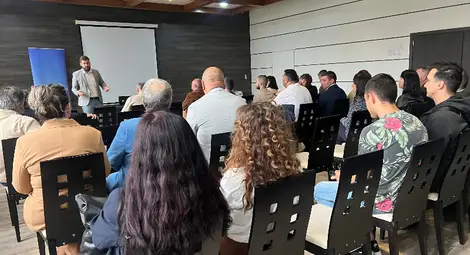 Андрей Новаков заедно с Бедрос Пехливанян и кандидати за народни представители от ГЕРБ &ndash; СДС на среща с индустриалци в област Русе