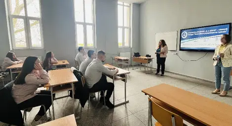 Стопанската академия в Свищов гостува на русенската гимназия по туризъм &bdquo;Иван П. Павлов&ldquo;