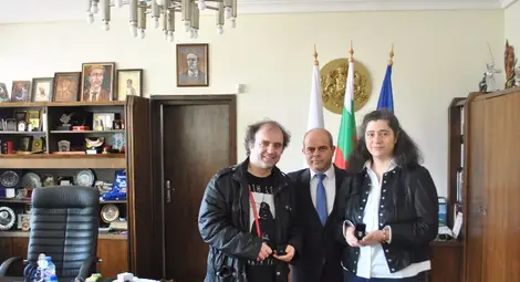 Вера Немирова и Найден Тодоров  със златни значки &bdquo;Русе&ldquo;