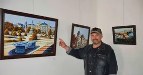 Димитър Стерев превежда Русе  на езика на своята живопис