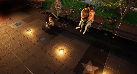 Петър Петров-Парчето с първата  звезда в Алеята на джаза в Русе