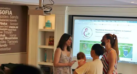 Момент от миналогодишната Световна седмица на кърменето.                                   Снимка: Архив