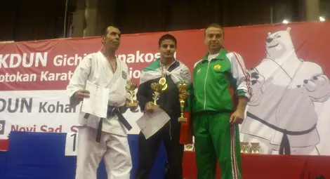 Тодор Събев с три титли на световно по карате