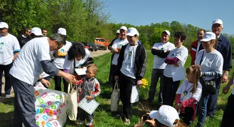 Двегодишен взе първата си грамота от Голямото чистене