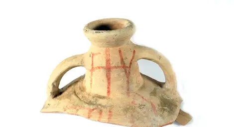 Една от находките при разкопките.                 Снимка: РИМ