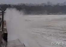 Студ и ураганен вятър застигат Добруджа и Варна