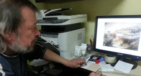 Управителят на култовата &bdquo;Баба Яга&ldquo; раздвоен между статива и скарата