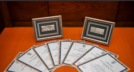 Осем служители от Окръжния съд наградени за висок професионализъм Осем служители от Окръжния съд наградени за висок професионализъм