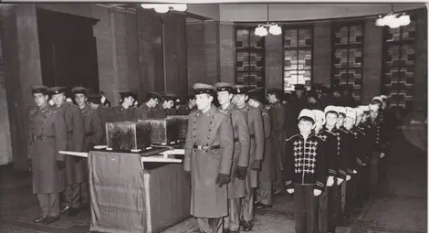 Пренасяне на костите на възрожденците през 1978 г. Снимка: Архив РИМ Русе