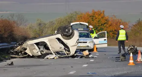 Изскочил на пътя чакал причинил смъртоносна катастрофа на "Хемус"