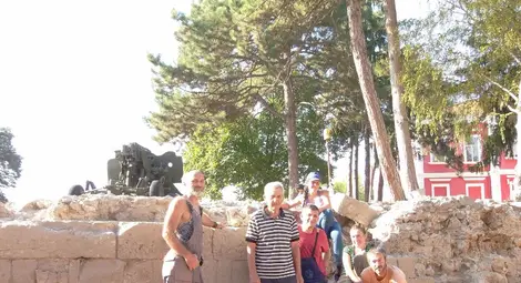 Екипът, който е работил по археологическите разкопки на Сексагинта Приста миналата година.                           Снимка: РИМ