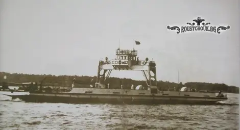 Фериботният кораб &bdquo;София&ldquo; в строеж в корабостроителницата във Валзум, сега предградие на Дуисбург.