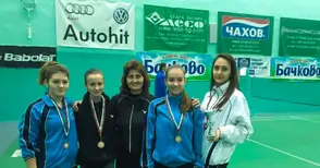 Държавни бронзови купи за бадминтона в „Русе“