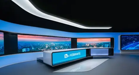 Новото студио на bTV с номинация в най-престижния конкурс за маркетинг и дизайн в областта на медиите в света /галерия/