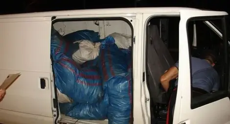 Италианската полиция откри марихуана за 1.5 млн. евро в български микробус