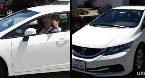 Най-възрастната шофьорка на планетата получи безплатен автомобил