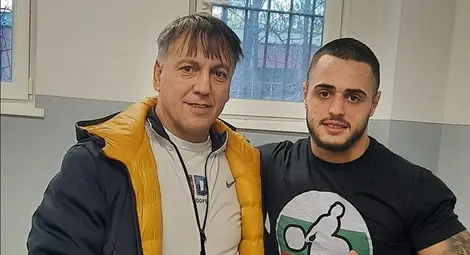 Златан Ванев и Карлос Насар - две легенди на световните щанги.    Снимка: Интернет