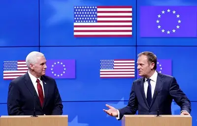 Гаф с флага на САЩ в Брюксел, добавиха му още един щат