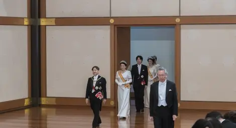 Новият император на Япония държа първа реч