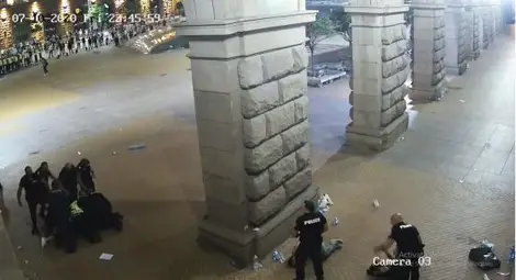 Ужасяващи кадри! Ето как полицията биеше протеста на 10 юли 2020 г.