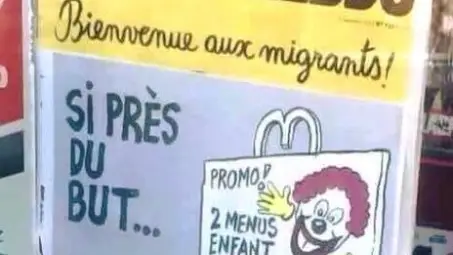 "Шарли Ебдо" възмути света с противоречиви карикатури на малкия Айлян Курди