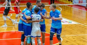 Волейболистите с първа победа в инфарктен мач