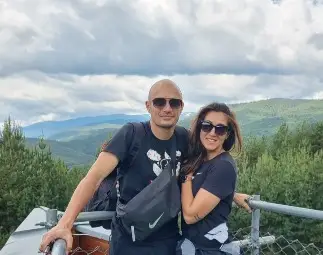 Мирослав Будинов и Виолина Кочева, които утре ще станат семейство. Снимка: Личен архив