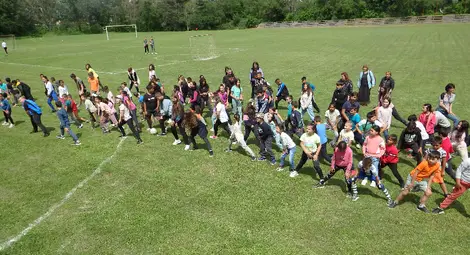 Ученици от община Ценово се събраха на спортен празник