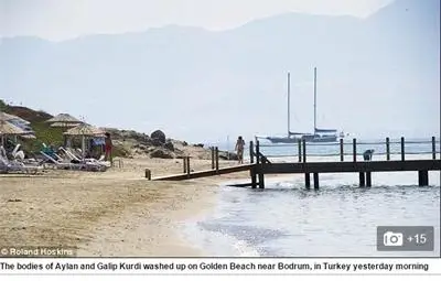 Турски плаж е курорт през деня и разпределителен център за трафик на хора през нощта