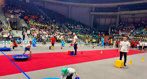 Спортен празник на детските градини в Русе събра над 500 малки участници