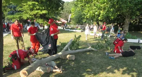 Спасители в действие