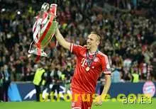 Франк Рибери е играч номер едно на Европа Франк Рибери е играч номер едно на Европа