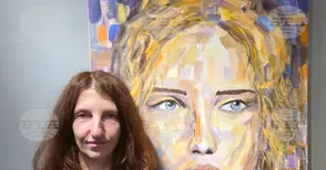 Българската художничка Весела Величкова представи първата си изложба в Анкара