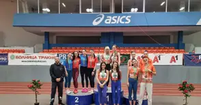 Русенската лека атлетика с 11 медала на държавното в зала