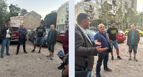 Станимир Станчев и граждани със съвместни усилия за асфалтиране на разбита улица