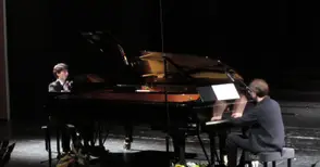 Виртуозен диалог на два рояла  направиха Божанов и Уинскас