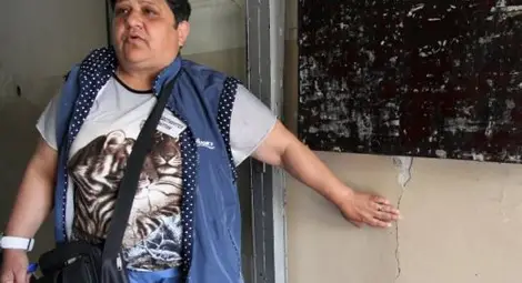 Блок се пропука след земетресението 