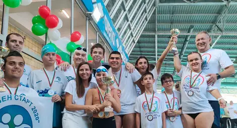 Златните рибки на Скури и фондация „Александър Русев“ с пореден успех - 12 медала от от Седмия национален турнир по адаптирано плуване /галерия/ Златните рибки на Скури и фондация „Александър Русев“ с пореден успех - 12 медала от от Седмия национален турнир по адаптирано плуване /галерия/