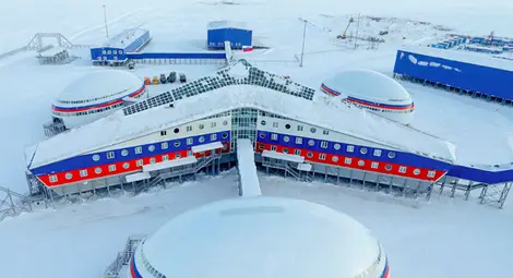 Русия показа секретна военна база в Арктика Русия показа секретна военна база в Арктика