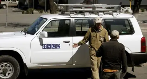 Руски медии: Българин е задържан в Славянск с представителите на ОССЕ Руски медии: Българин е задържан в Славянск с представителите на ОССЕ