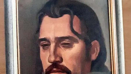 Портрет на Станчо Станчев, нарисуван от Николай Караджов.