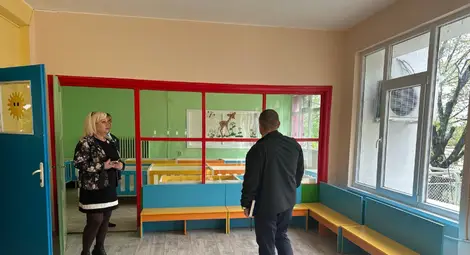 Детска ясла №5 в Русе ремонтирана за пръв път 20 години