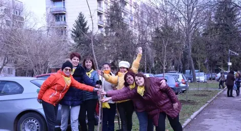 Дамите от &bdquo;Сороптимист&ldquo; започнаха засаждане на символична горичка