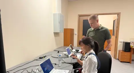 Представители на Тайванската компания TECHMAN ROBOT и ЕХНАТОН България посетиха Русенския университет