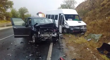 Катастрофа с трима ранени на Е-79 Катастрофа с трима ранени на Е-79