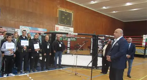 Министър Красен Кралев откри Държавното първенство по ММА