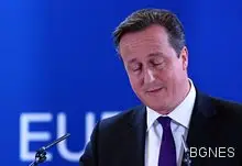 Кран падна върху офиса на британския премиер