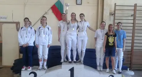 Сабльорките на &bdquo;Русе&ldquo; втори на държавното първенство